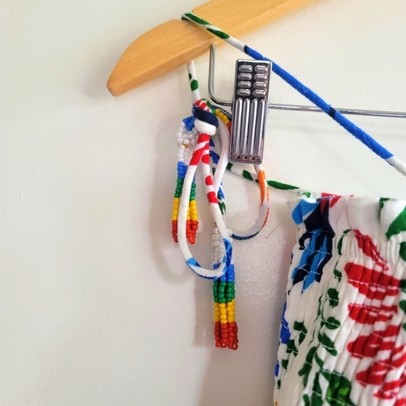 House of Harlow 1960,  Costa Rican Toucan Two Piece Linen Set, Size Small - NWOT - Picture 4 of 7